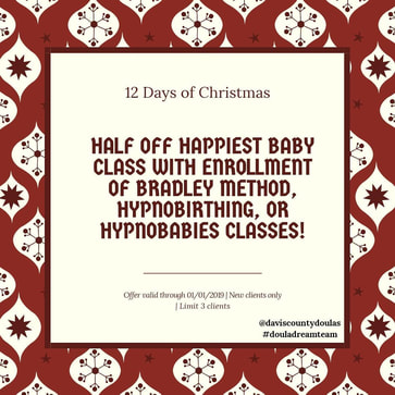 Discounted Happiest Baby Class with The Bradley Method, Hypnobirthing, or HypnoBabies Classes