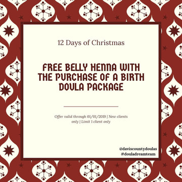 Free belly henna with doula